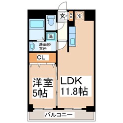 マウンテンフィールド坪井の物件間取画像